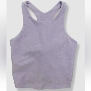 Beyond Yoga Purple Lavender Space-Dye Cropped Sleeveless Yoga Tank Top Size S